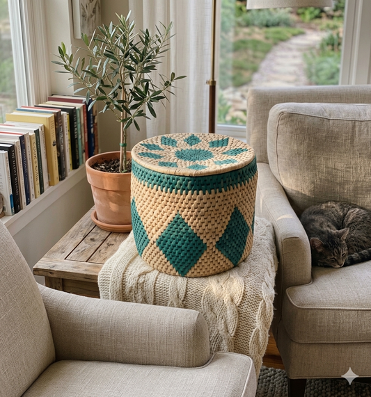 Storage Basket with Lid