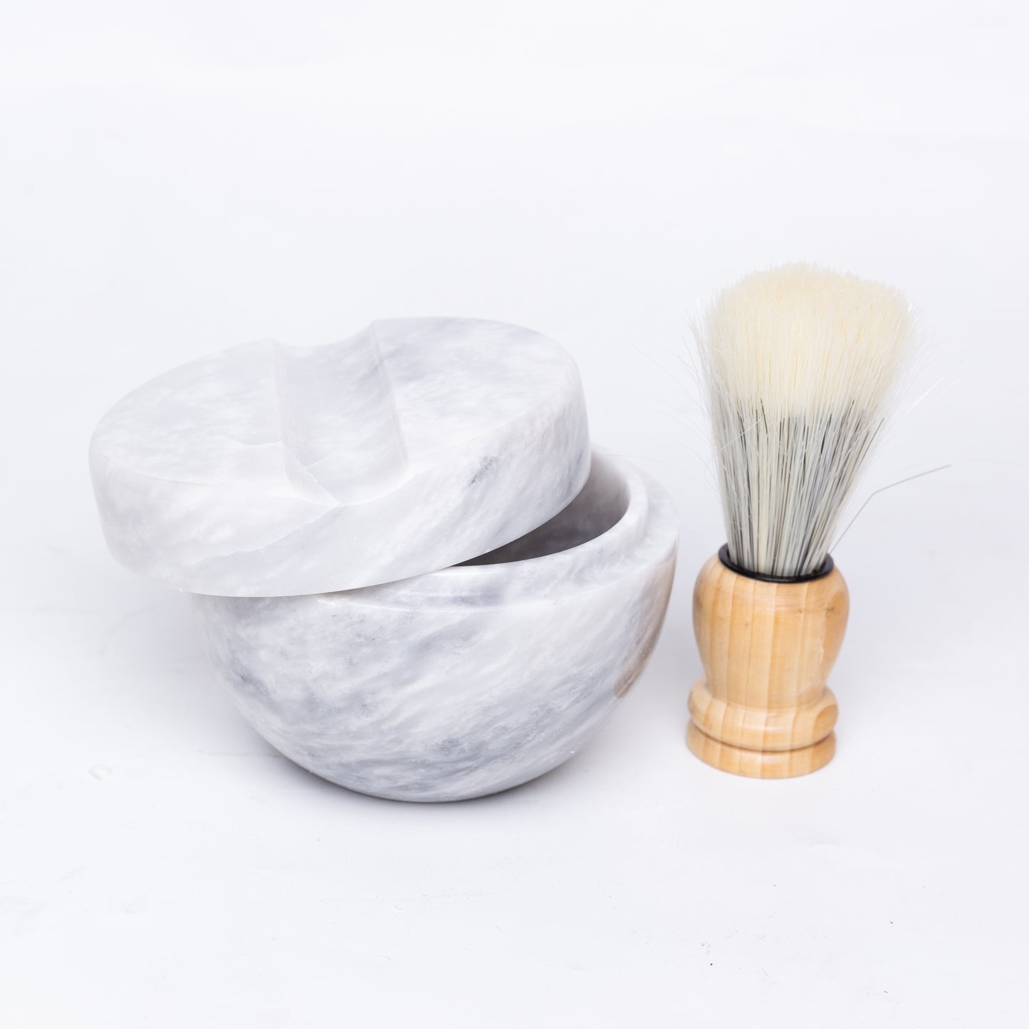 Marble Ziarat White Shaving Kit