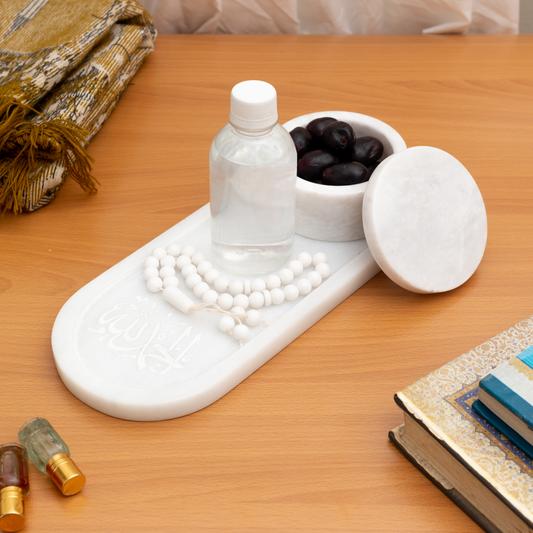 Exquisite Marble Tray Set