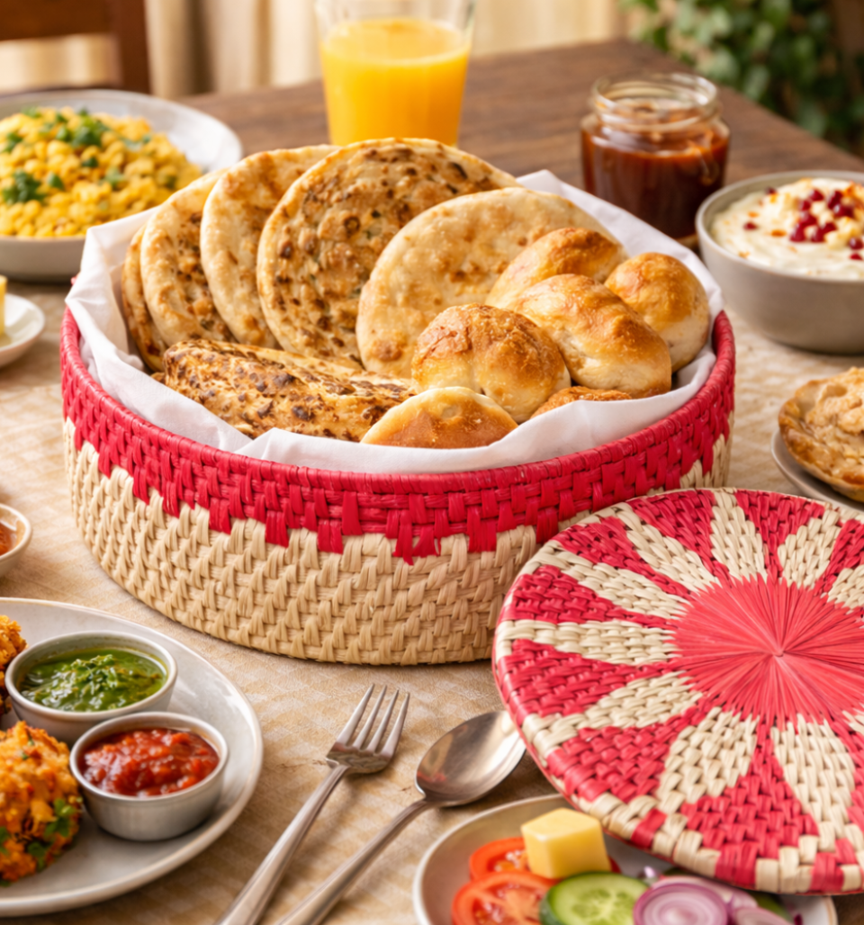 Handwoven Bread Baskets